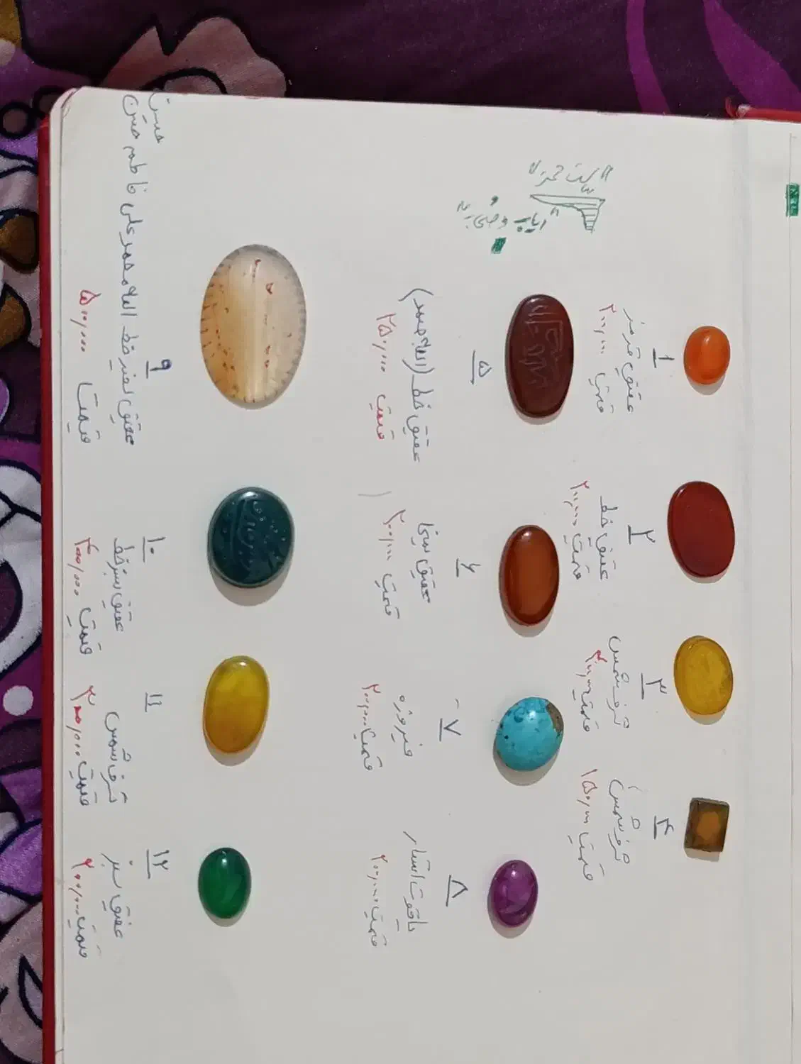 انواع سنگ انگشتر زیبا|جواهرات|خرمآباد, |دیوار