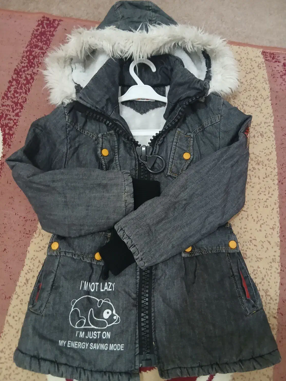 کاپشن و بارانی دخترانه|کفش و لباس بچه|میانه, |دیوار