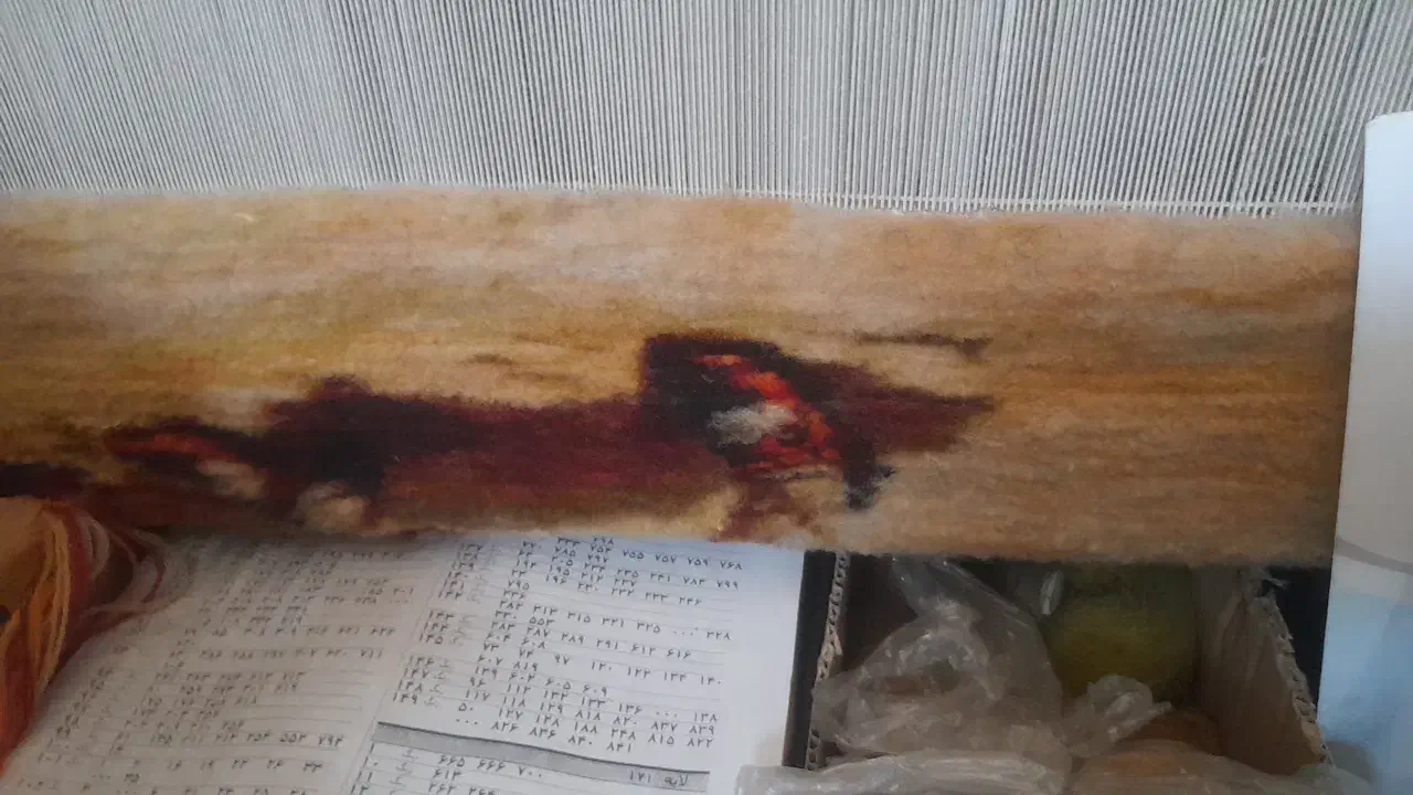 فرش نیمه بافت|تابلو فرش|تهران, عبدل‌آباد|دیوار