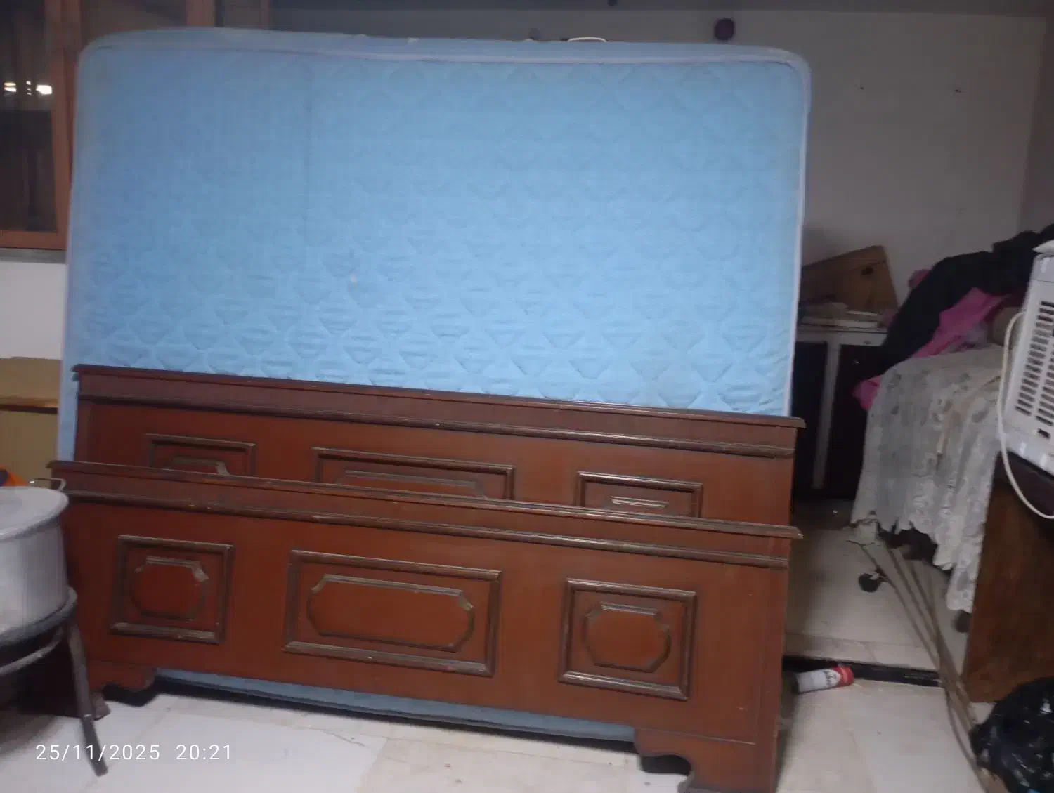 تخت دو نفره با تشک|تخت و سرویس خواب|کرمان, |دیوار