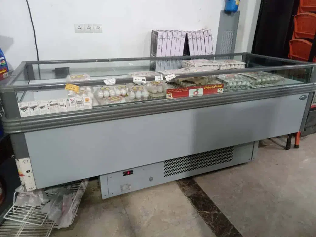 یخچال و فریزر مرغ و گوشت ویترینی مدل جزیره|یخچال و فریزر|محمودآباد, |دیوار