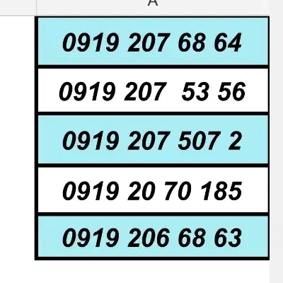 0919.32.102.32|سیم‌کارت|کرج, عظیمیه|دیوار