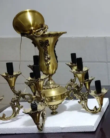 لوستر برنز|لوستر و چراغ آویز|مهاباد (آذربایجان غربی), |دیوار