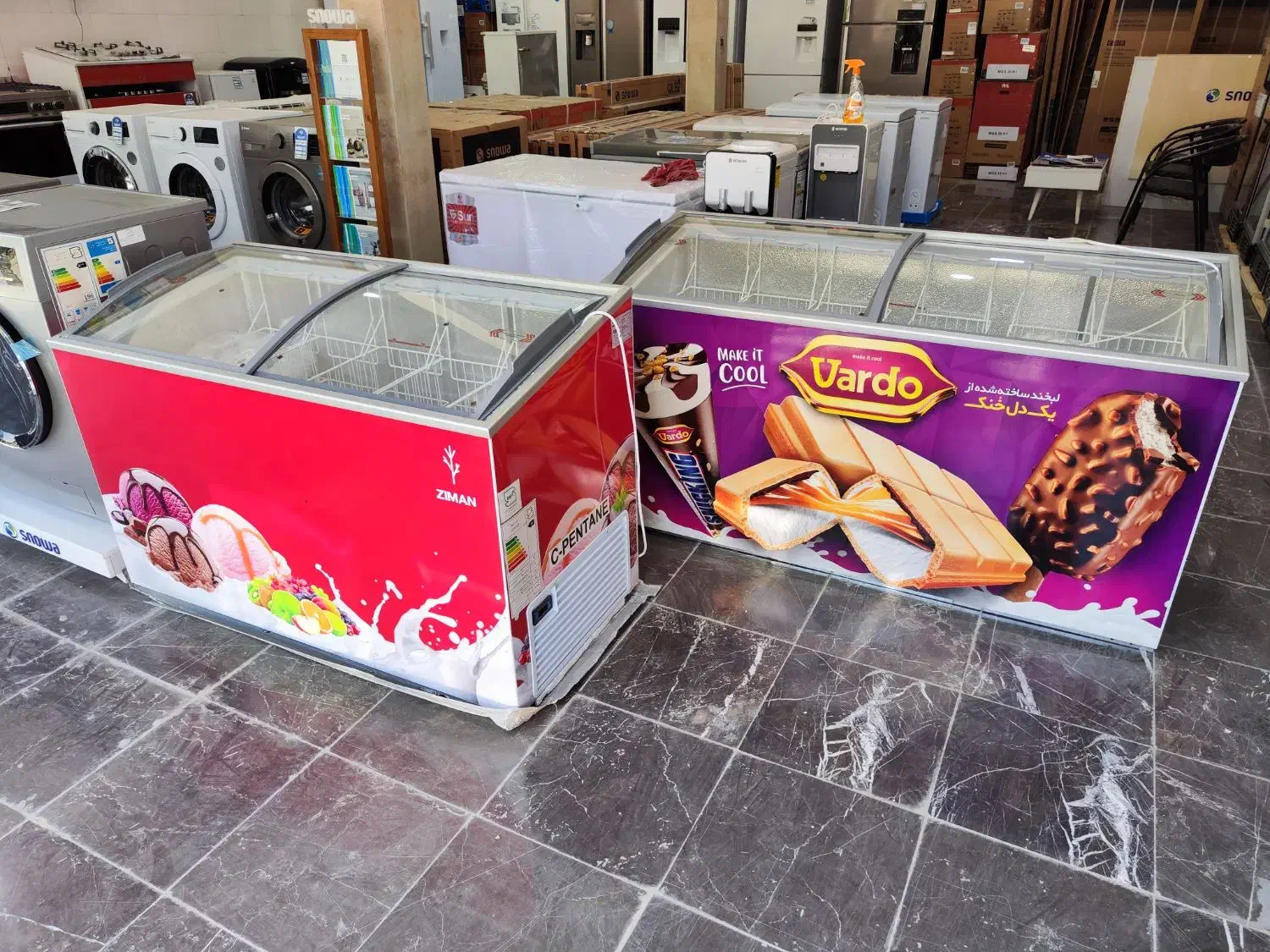 فریزر 500L زیمان جم نمایندگی|فروشگاه و مغازه|خرم‌آباد, |دیوار