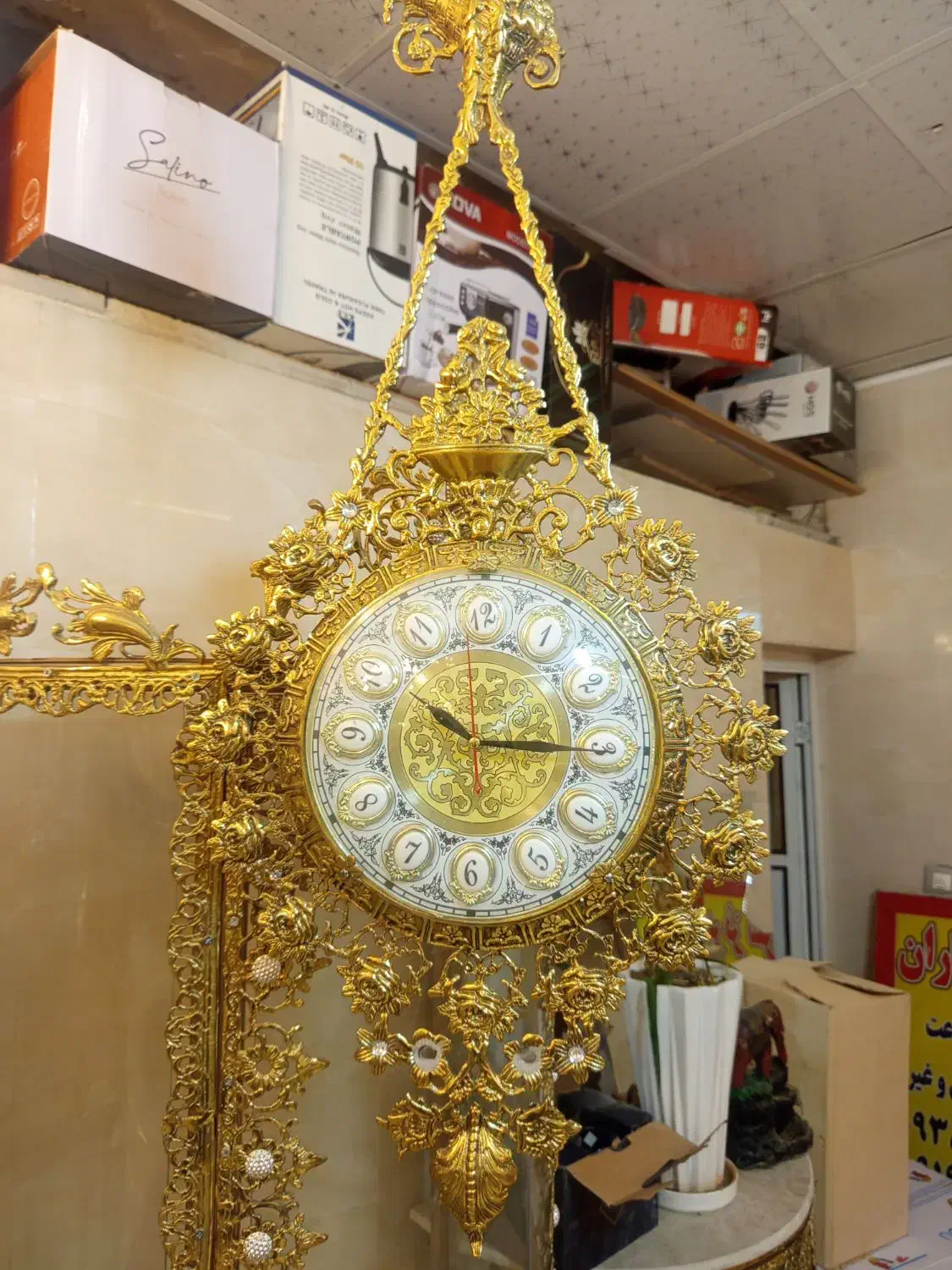 فروش لوازم برنزی به دلیل تغییر شغل ۲۰دستگاه لوستر|بوفه، ویترین، کنسول|ملارد, |دیوار