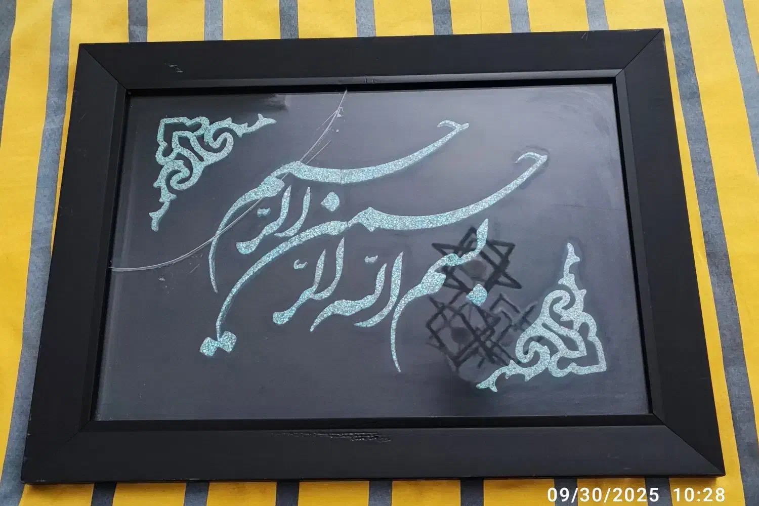 تابلو با سنگ فیروزه|تابلو، نقاشی، عکس|تهران, اقدسیه|دیوار