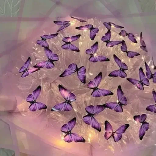 قبول سفارشات گل پروانه ای ، ربانی ، ژیپسوفیلا|گل مصنوعی|همدان, |دیوار