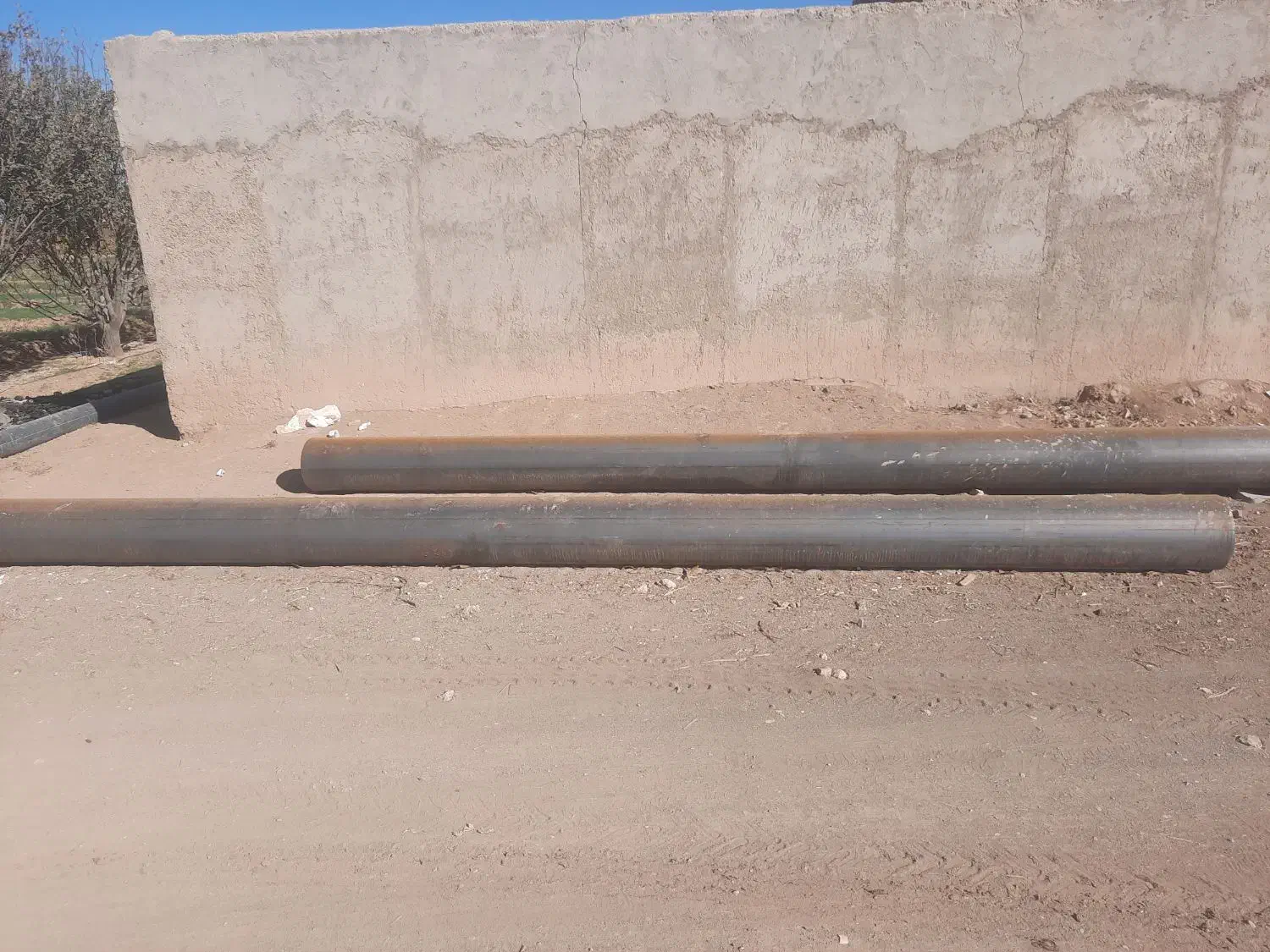 لوله جدار اهنی سایز( ۱۲ )بیست مترو پنجاه سانت   نو|مصالح و تجهیزات ساختمان|تاکستان, |دیوار