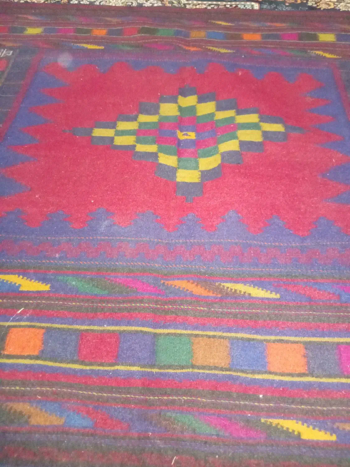 گلیم دستباف|گلیم، جاجیم، گبه|بیرجند, |دیوار