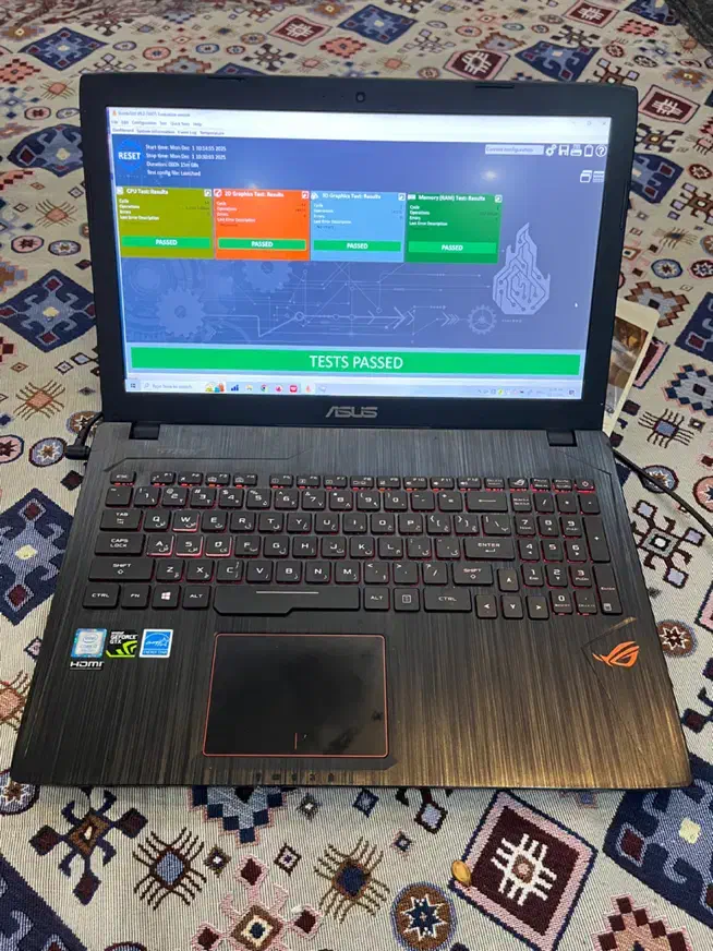 ASUS ROG GL553VD مخصوص گرافیک و گیم|رایانه همراه|تهران, ارامنه|دیوار