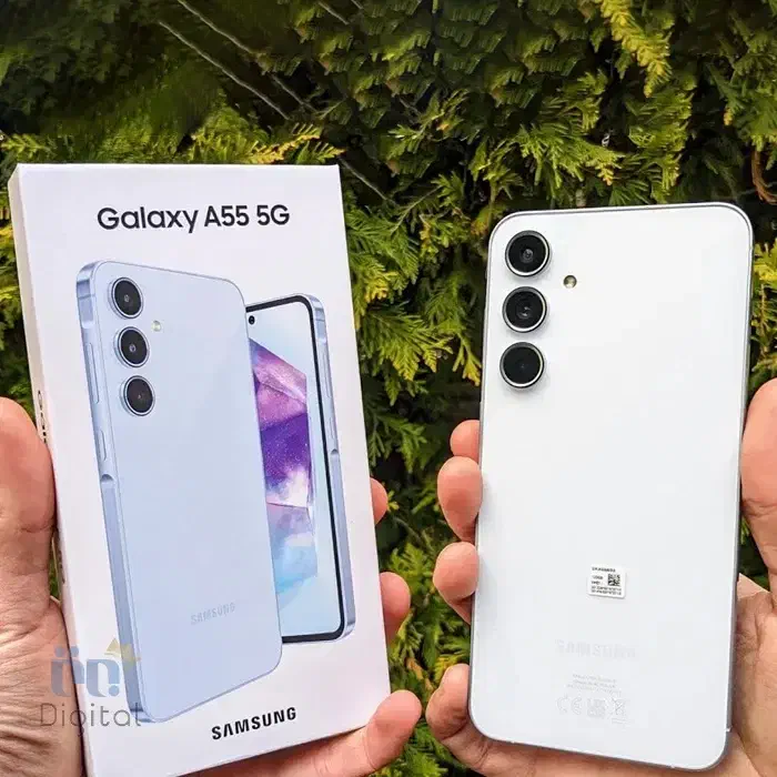 Samsung Galaxy A55 سفید  256GB حافظه  8GB|موبایل|شیراز, شاهچراغ|دیوار