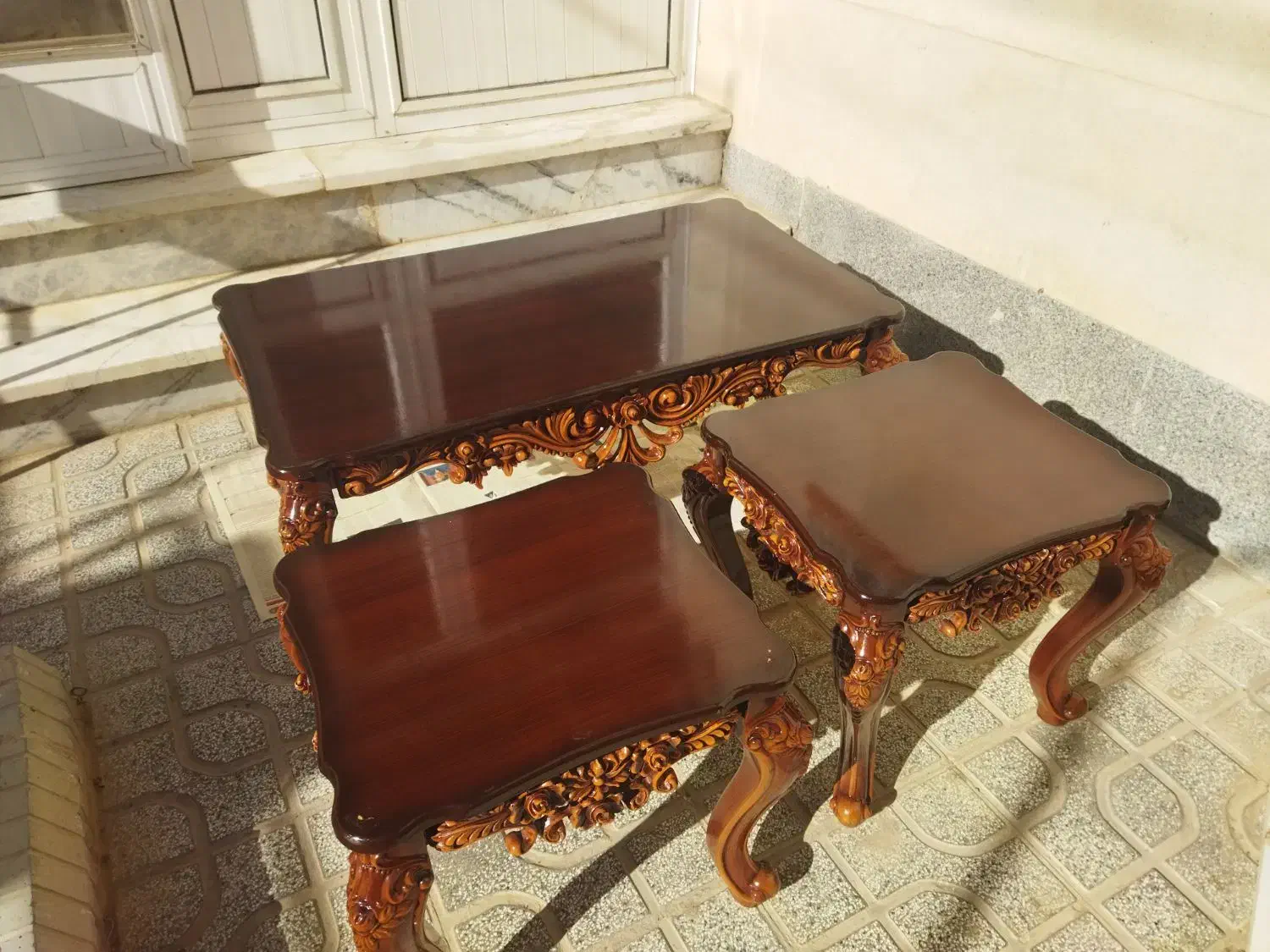 میز  جلو مبلی عسلی سلطنتی|مبلمان خانگی و میز عسلی|قوچان, |دیوار