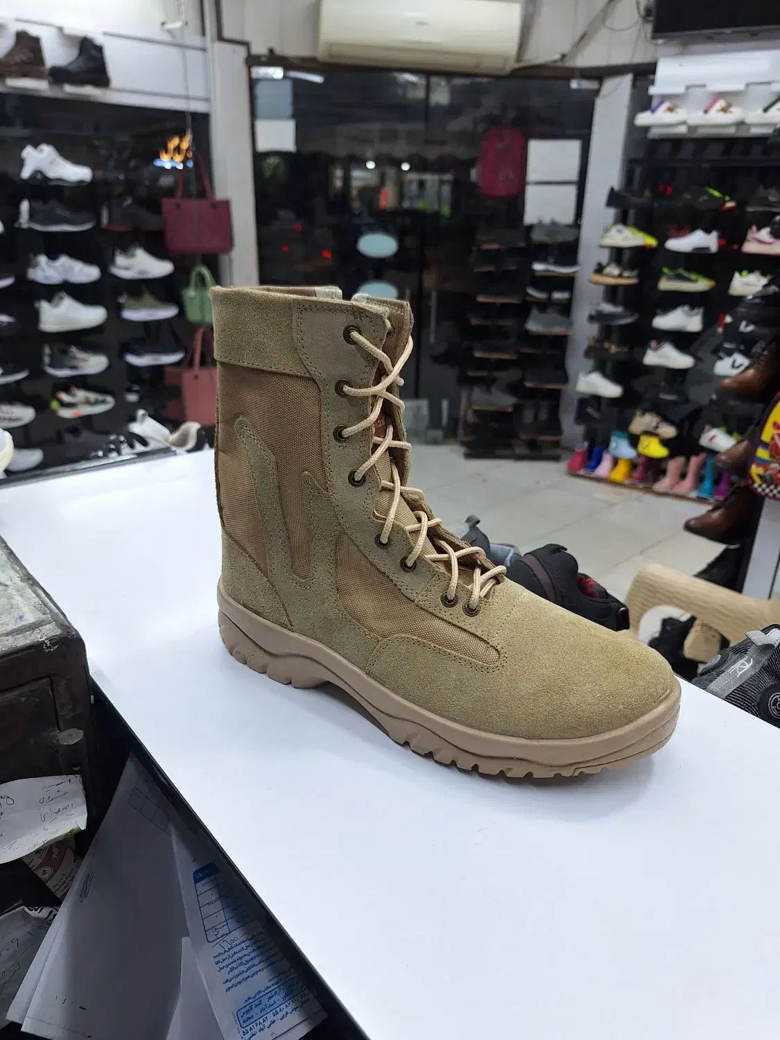 پوتین چرم جنس عالی|کیف، کفش، کمربند|علی‌آباد کتول, |دیوار