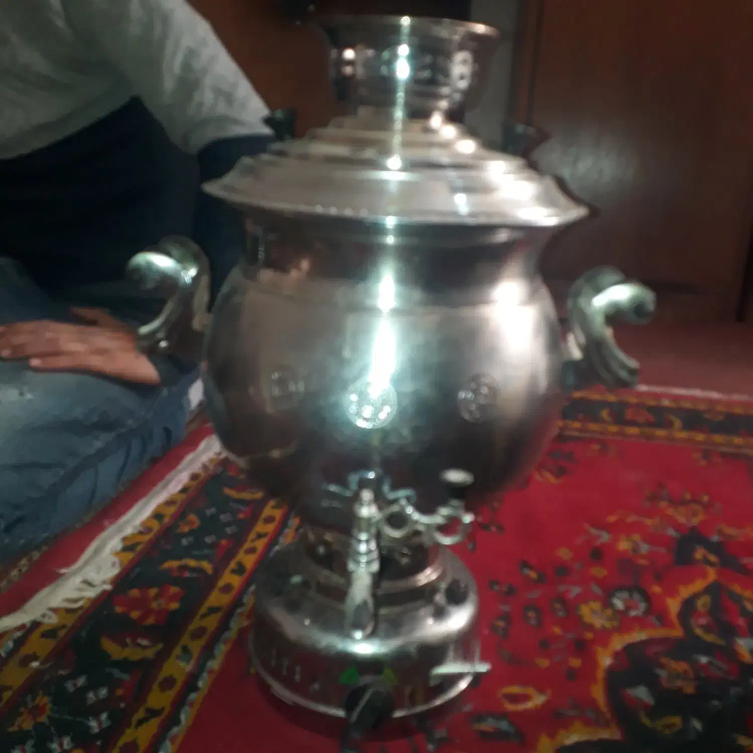 سماور گازی ایران نژاد اصل سنگین بارکددار|سماور، چای‌ساز، قهوه‌ساز|ارومیه, |دیوار