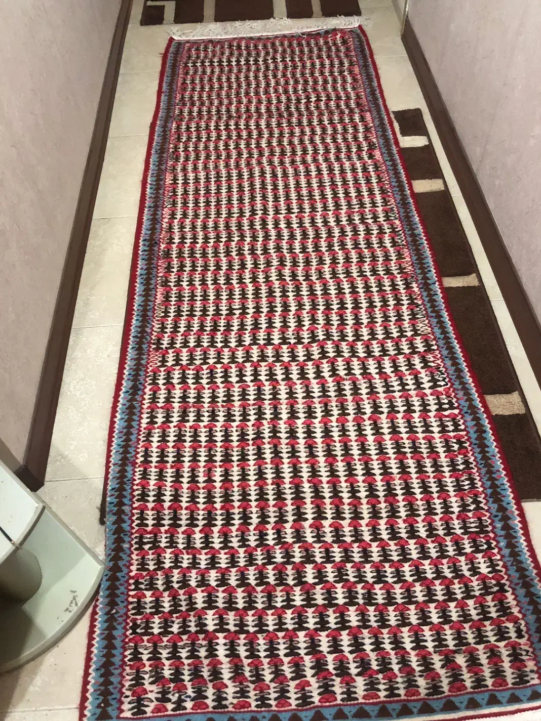 فرش گلیم نقشه بیجار|گلیم، جاجیم، گبه|بابلسر, |دیوار