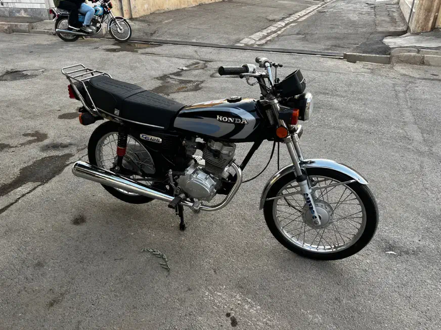 موتورسیکلت ۱۲۵ مدل ۹۰|موتورسیکلت|تاکستان, |دیوار