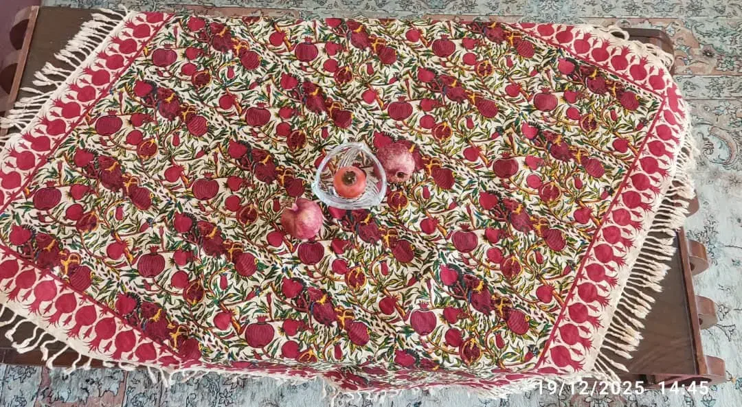 سفره قلمکار|سفره، حوله، دستمال آشپزخانه|نجف‌آباد, ویلاشهر|دیوار