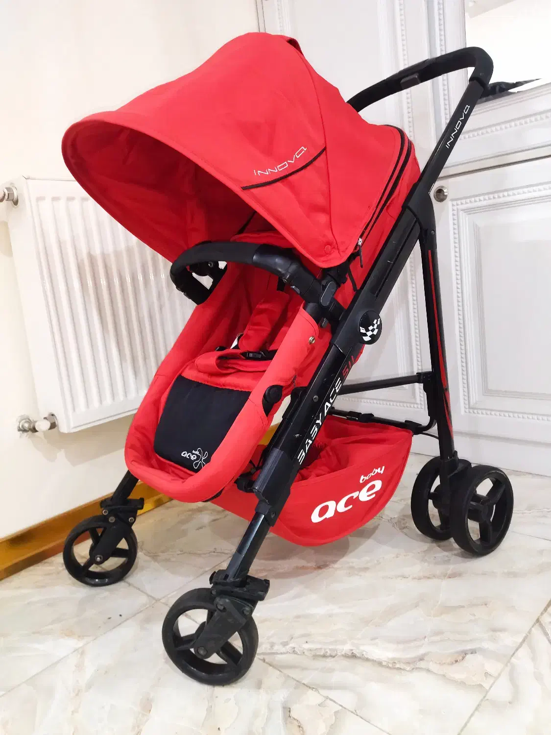 ست کالسکه و کریر بسیارتمیز acebaby خارجی بادوام|کالسکه و لوازم جانبی|تهران, چیتگر جنوبی|دیوار