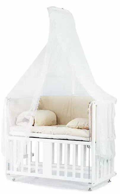 تخت و گهواره کنار مادر سولیکا ترک|تخت و صندلی بچه|اسلامشهر, شهرک مفیدی|دیوار