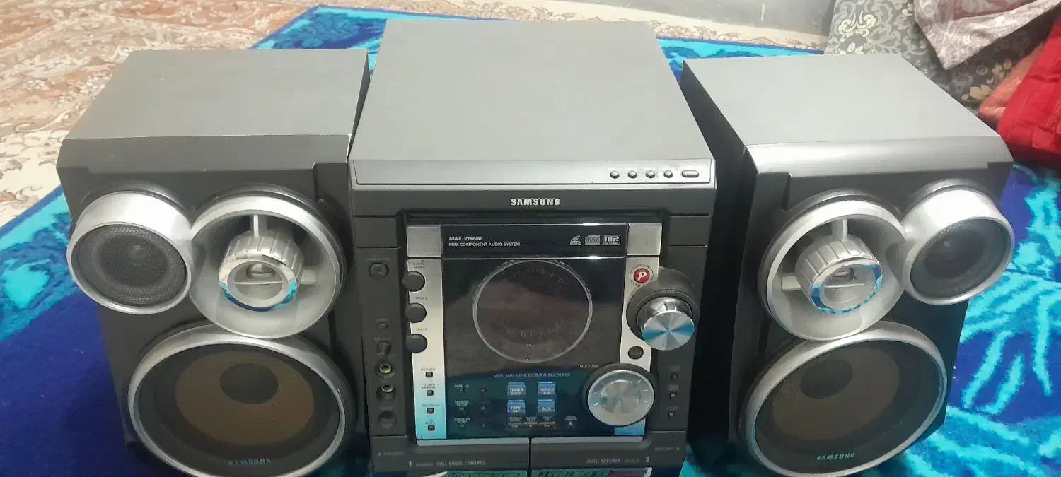 رادیو ضبط سه دیسک و دوکاست مدل سامسونگ|سیستم صوتی خانگی|اصفهان, کساره|دیوار