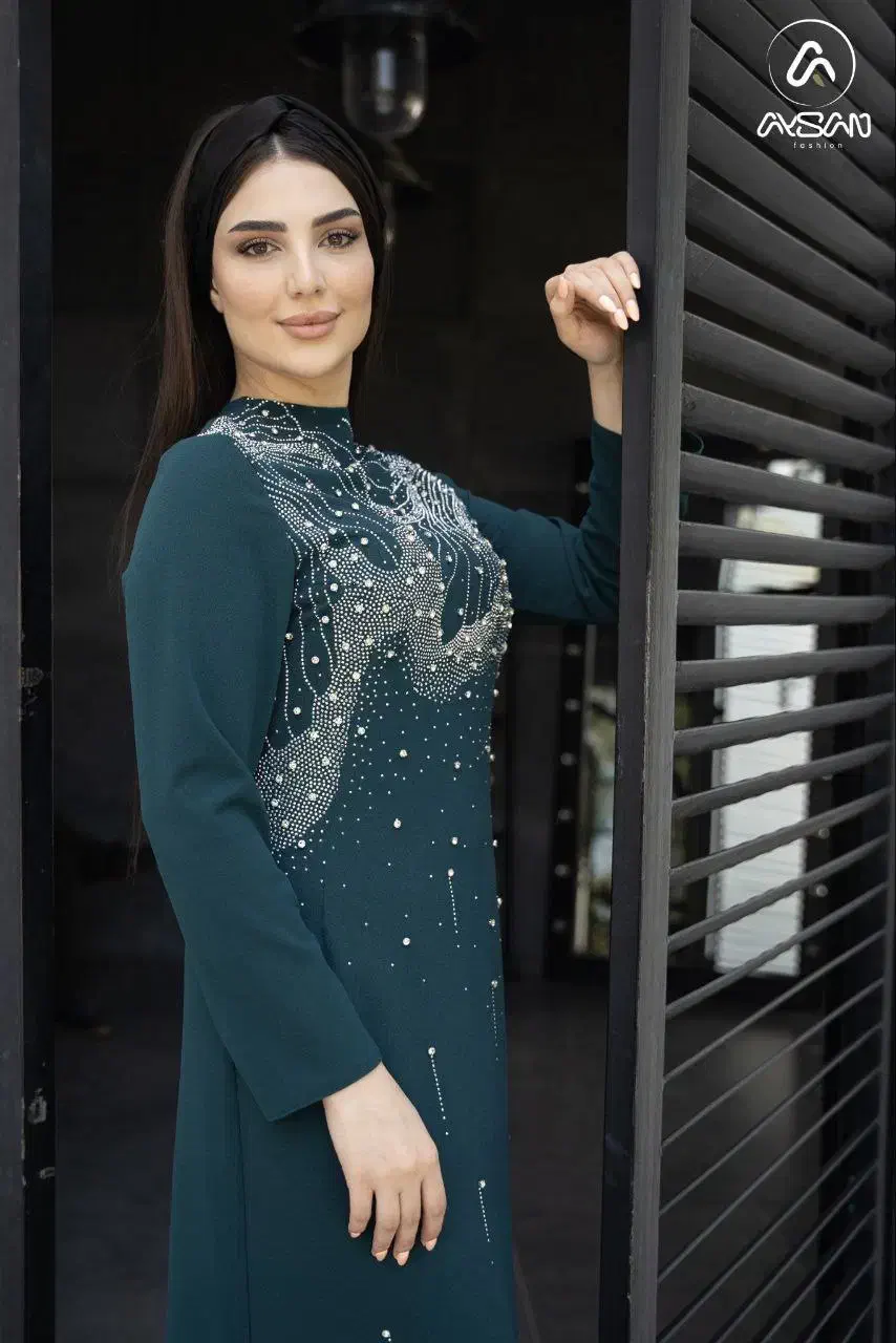 ماکسی مجلسی دریا در آتیشگاه کد 20474|لباس|خمینی‌شهر, |دیوار