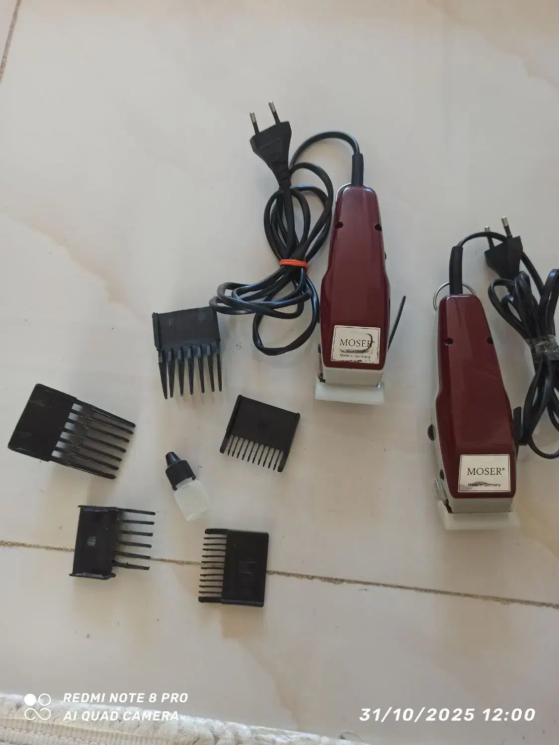 2عدد موزر اصل آلمان برای اصلاح سر و صورت|آرایشی، بهداشتی، درمانی|خوی, |دیوار