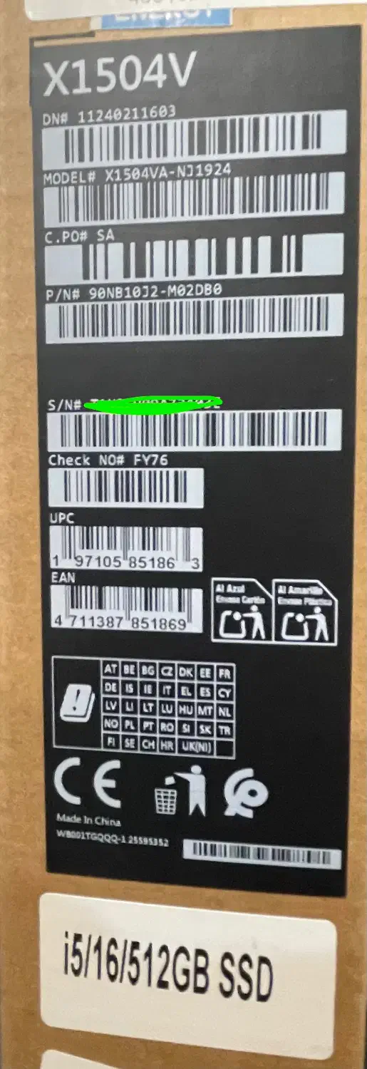 لپتاپ asuse مدل x1504v|رایانه همراه|تهران, مسعودیه|دیوار