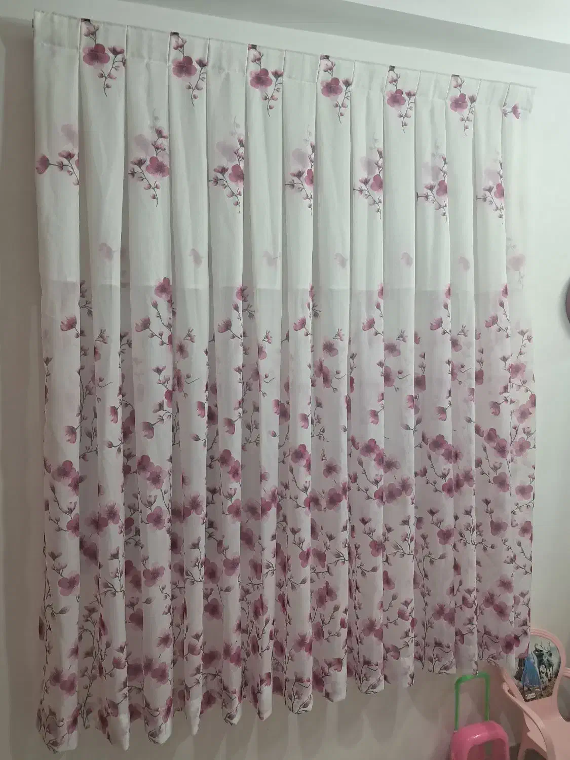 پرده حریر اتاق خوابی|پرده، رانر، رومیزی|لنگرود, |دیوار