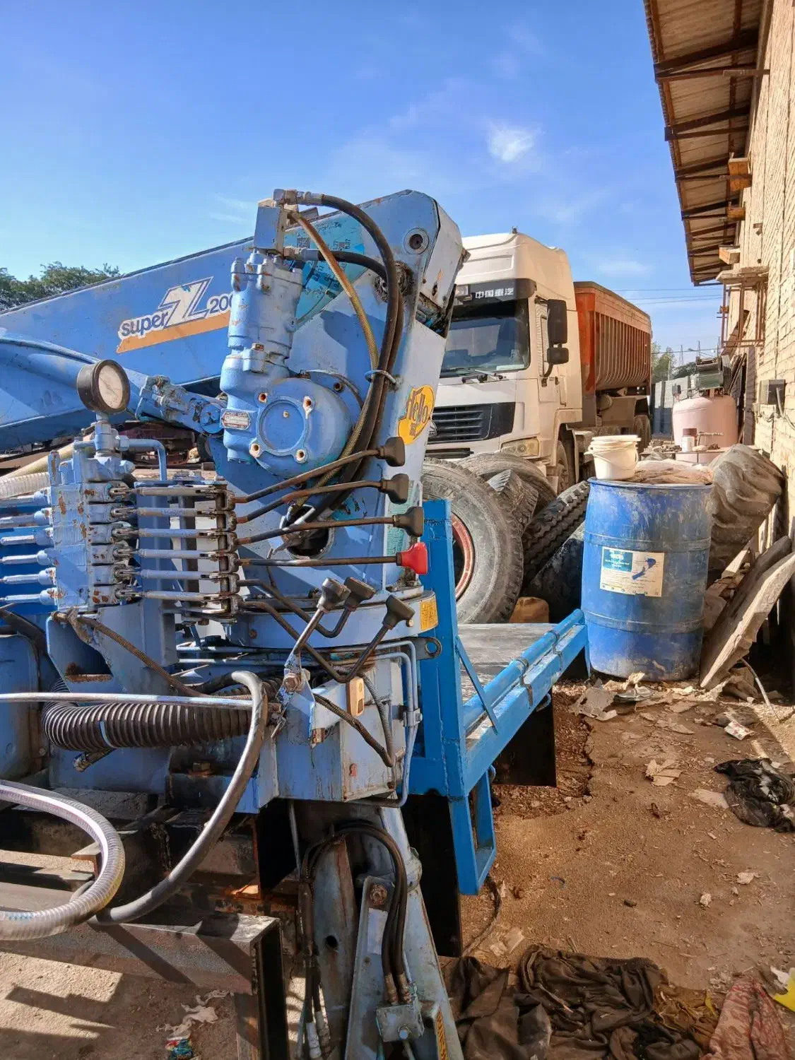 جرثقیل|ماشین‌آلات صنعتی|رامهرمز, |دیوار