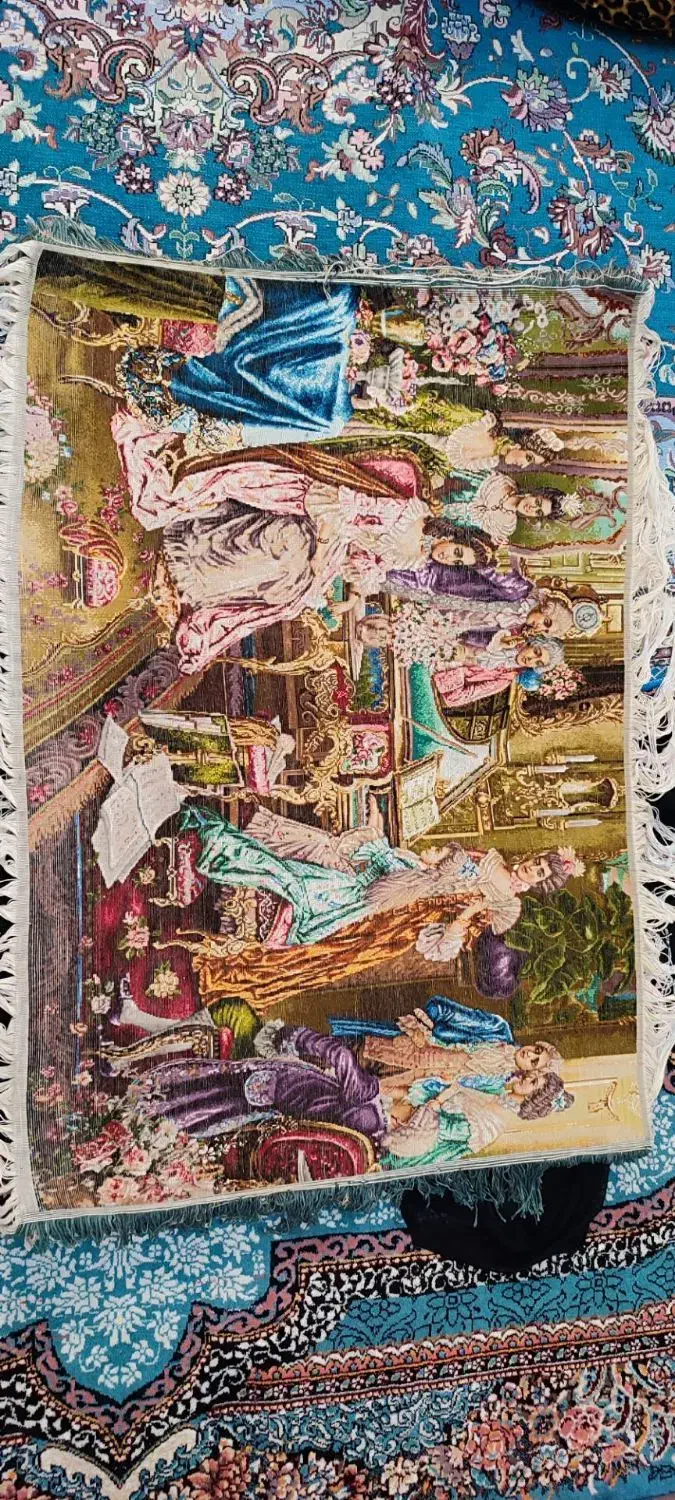 تابلو فرش دستبافت پیانو زن|تابلو فرش|پاکدشت, پاکدشت (مامازند)|دیوار