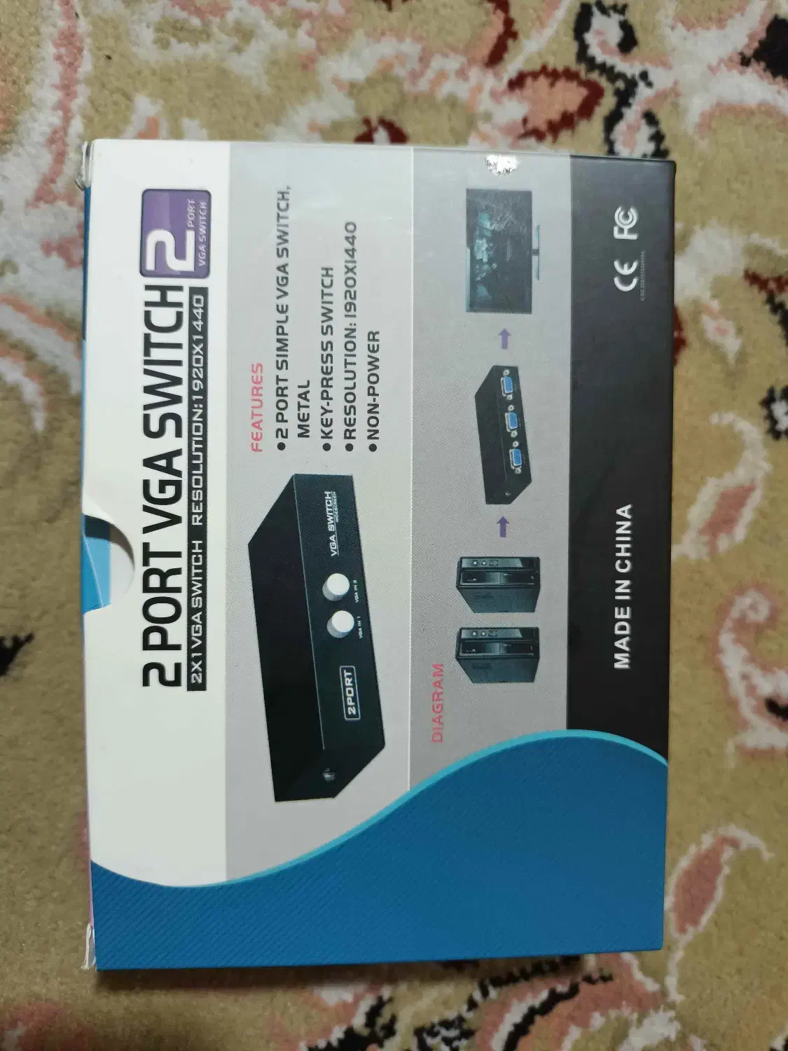 سوییچ VGA مانیتور 2 به 1 دی نت|قطعات و لوازم جانبی رایانه|شاهین‌شهر, خانه کارگر|دیوار