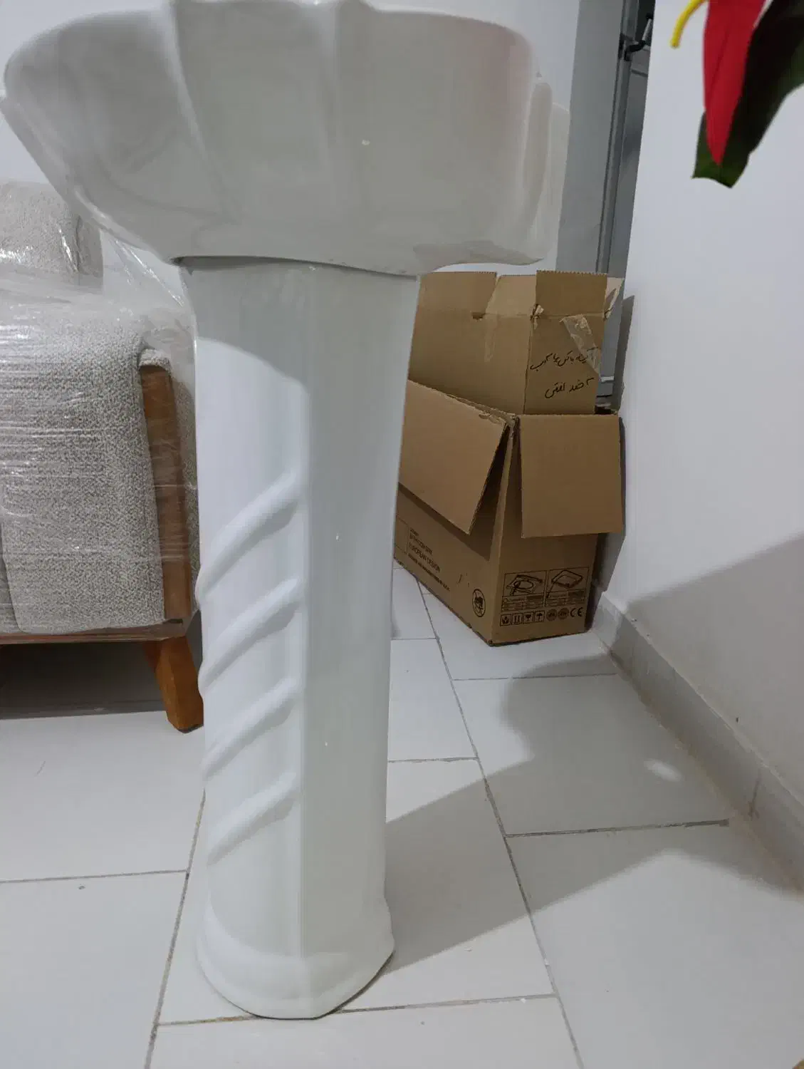 روشویی توس‌سرام درجه یک|لوازم سرویس بهداشتی|مشهد, چهارچشمه|دیوار