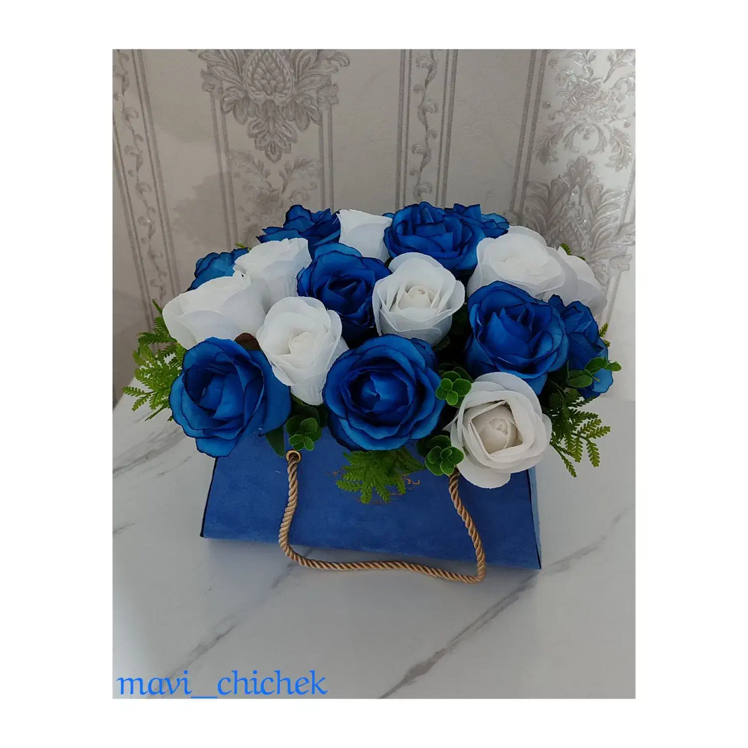 گل روبانی|گل مصنوعی|ارومیه, |دیوار