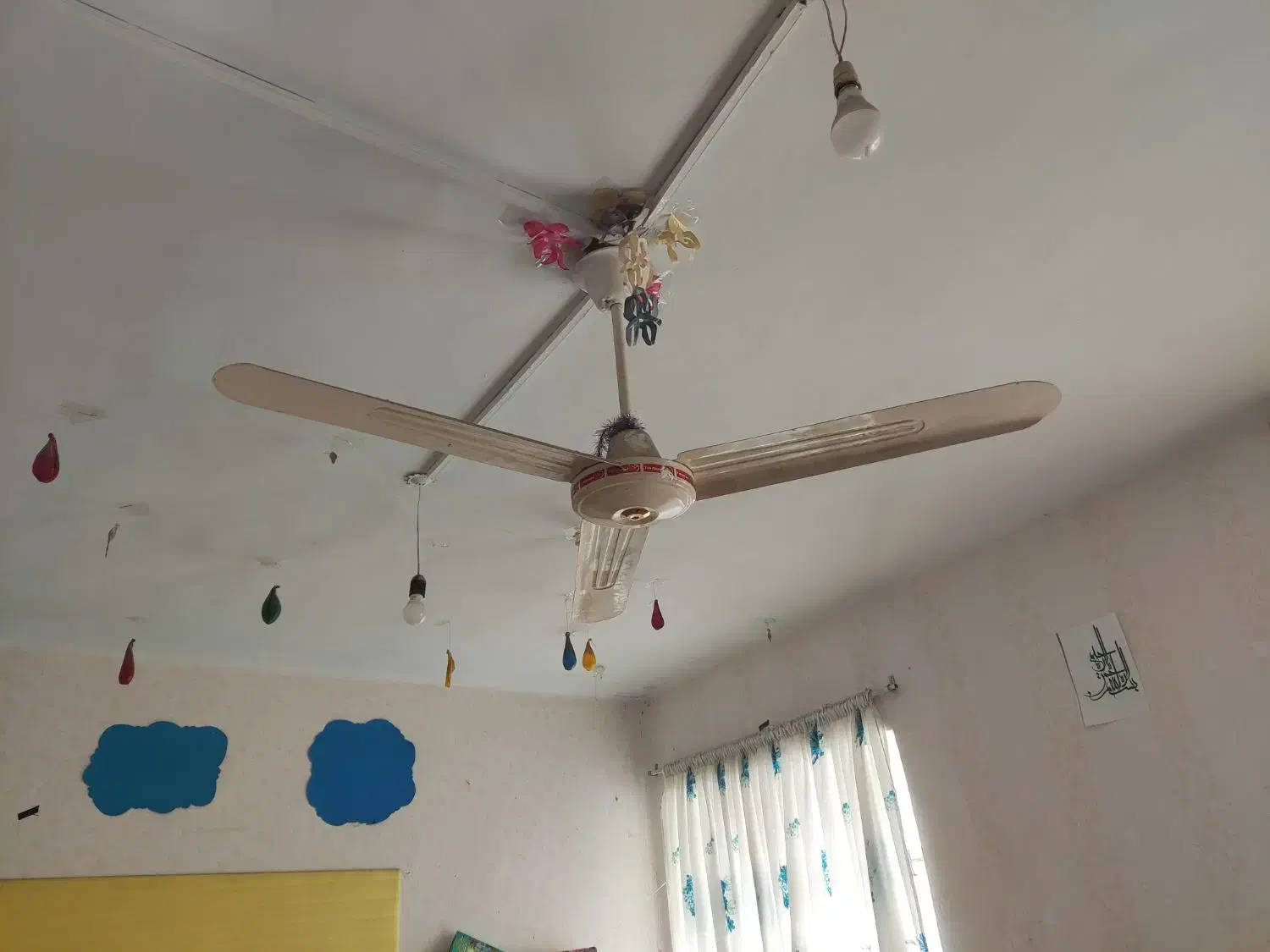 پنکه سقفی|پنکه و تصفیه‌کنندهٔ هوا|زبرخان, |دیوار