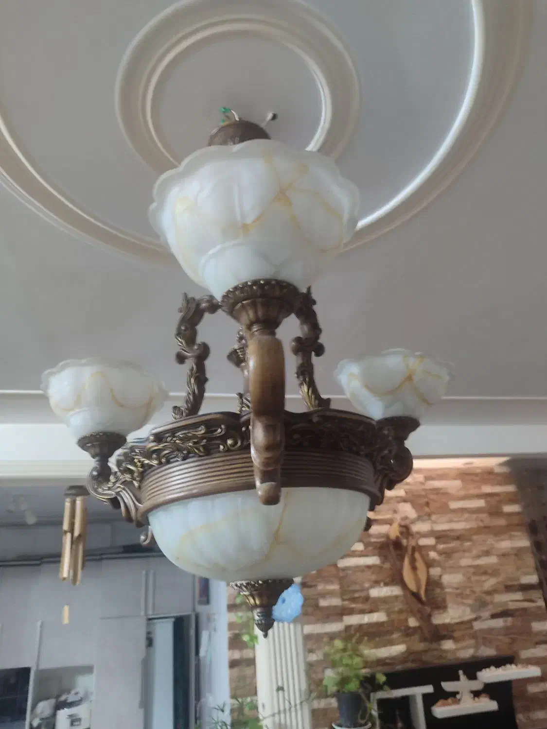 لوستر|لوستر و چراغ آویز|بیرجند, |دیوار