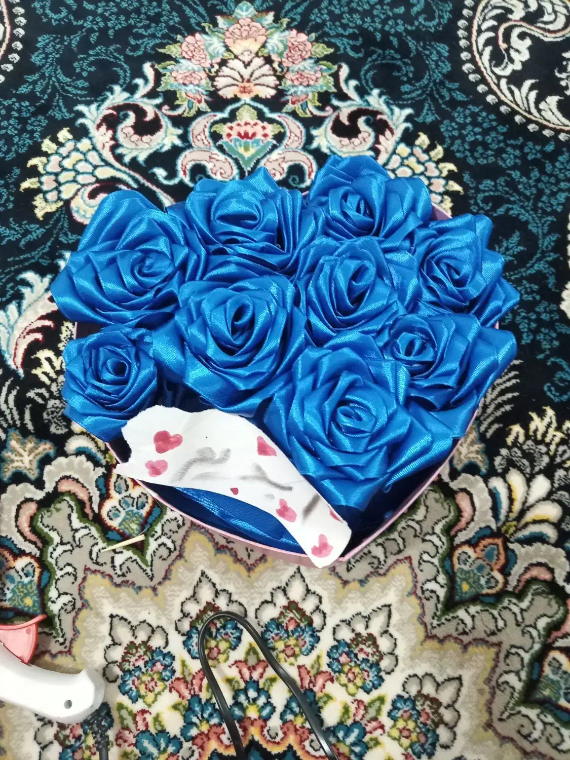 فروش باکس گل روبانی قیمت فقت350هزار|گل مصنوعی|اشنویه, |دیوار