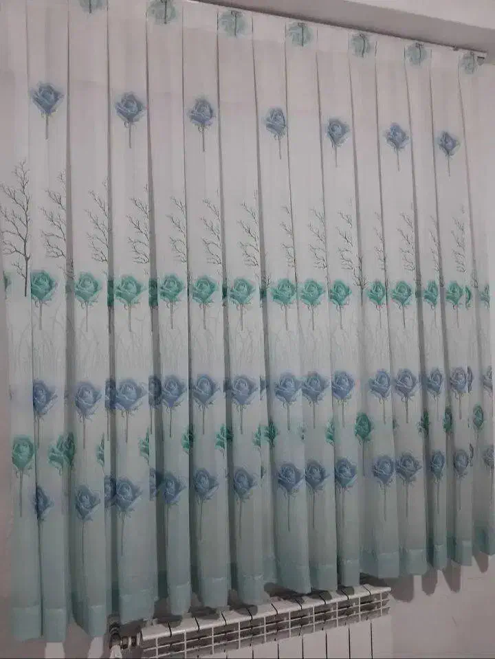 دو عدد پرده  حریر جنس عالی به همراه زیر پرده|پرده، رانر، رومیزی|نظرآباد, رسالت|دیوار