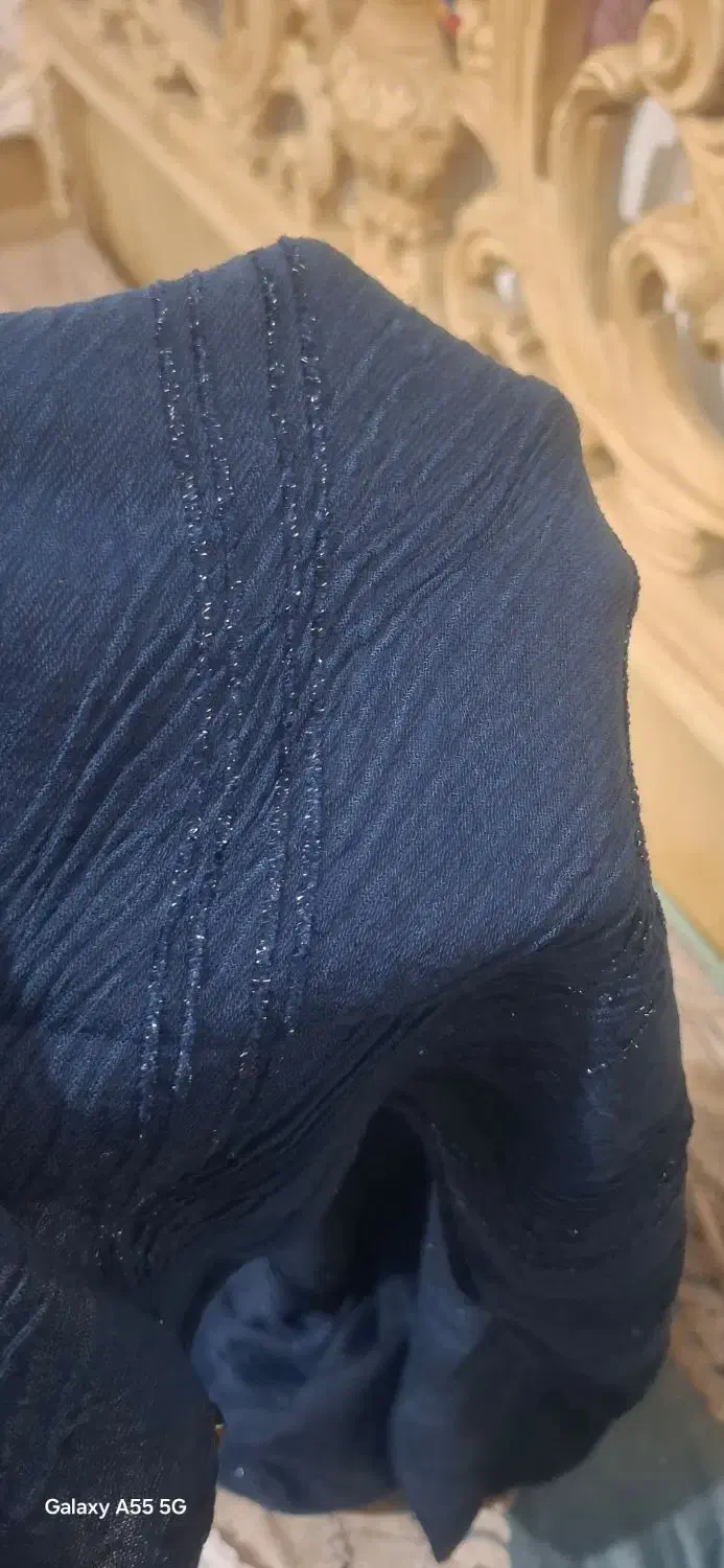 شال مجلسی سورمه ای تیره|لباس|علیآباد کتول, |دیوار