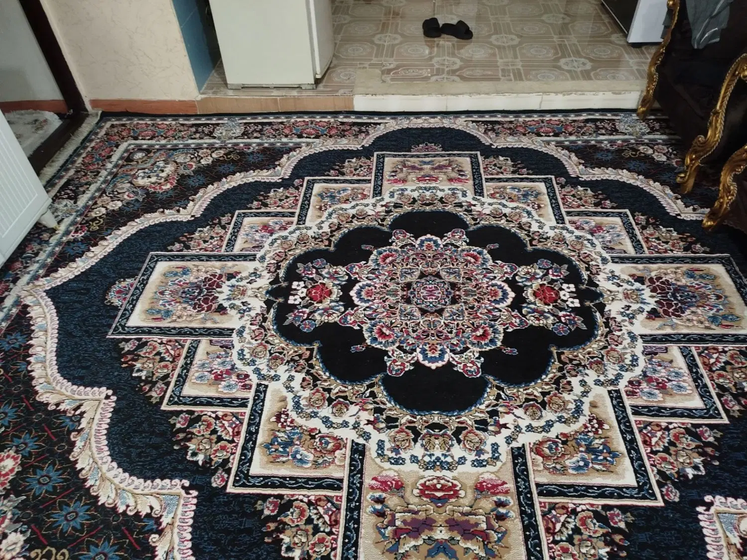 ۵تخته فرش آکبندودرحدنو طرح ناردون|فرش|کرمانشاه, |دیوار