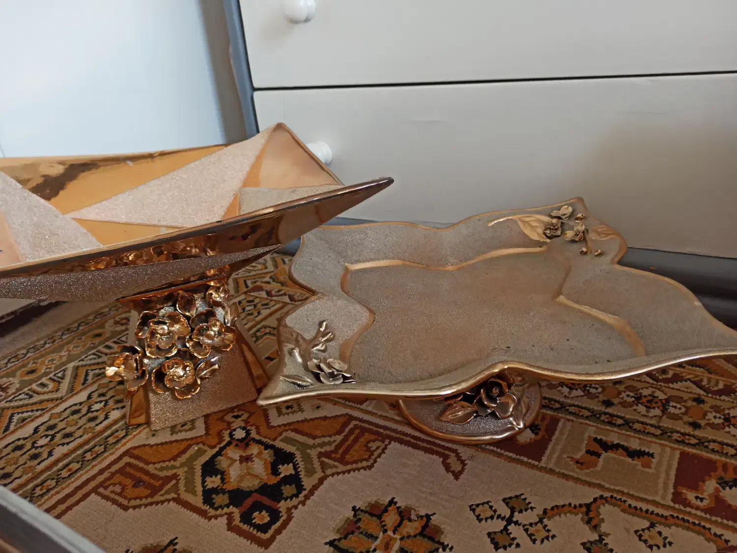 ظرف پزیرایی سه تیکه|حراج|گرگان, |دیوار