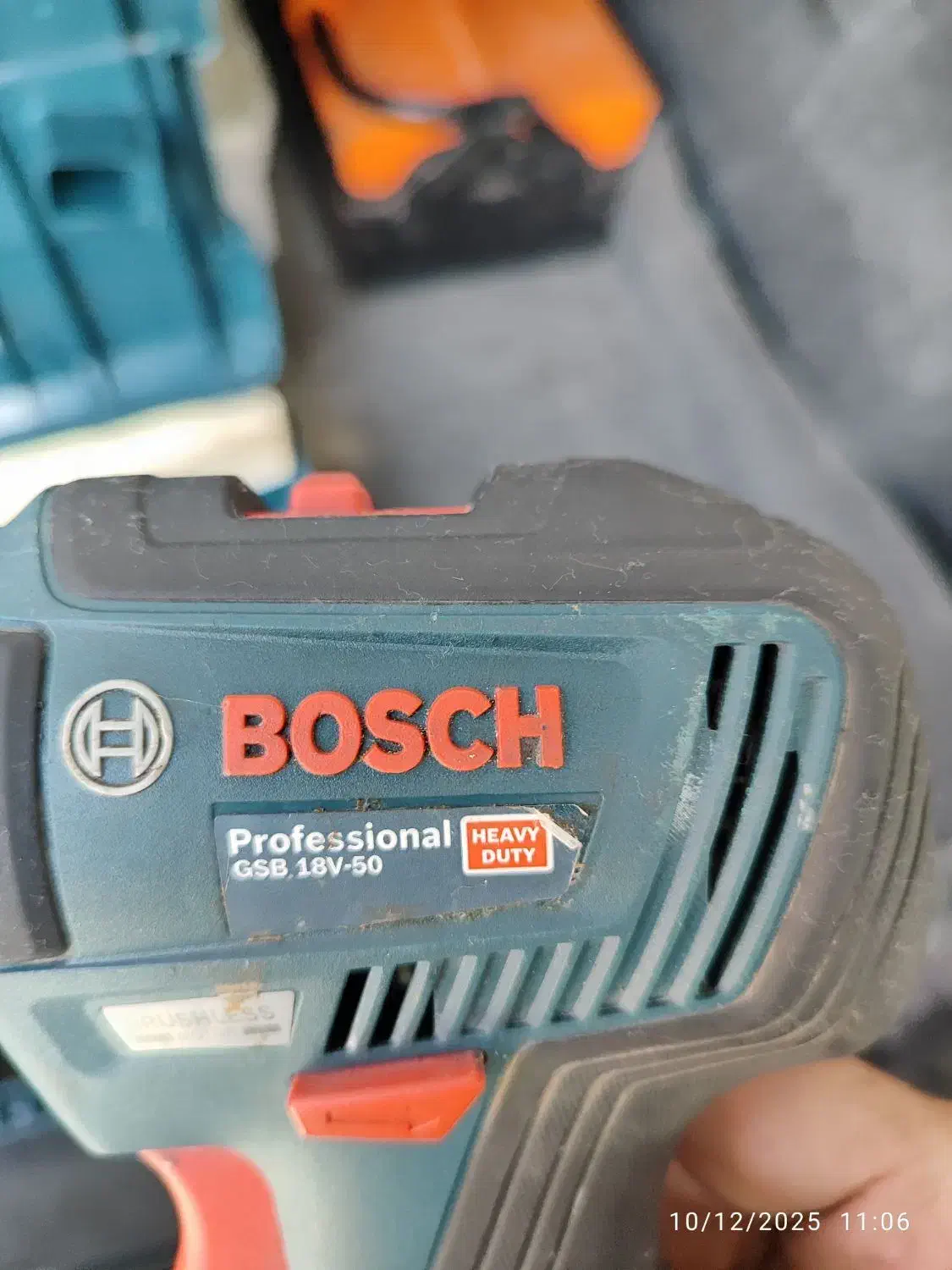 دلر شارژی ۱۸ ولت براشلس چکشی بوش|ابزارآلات|محمدیه-قزوین, |دیوار