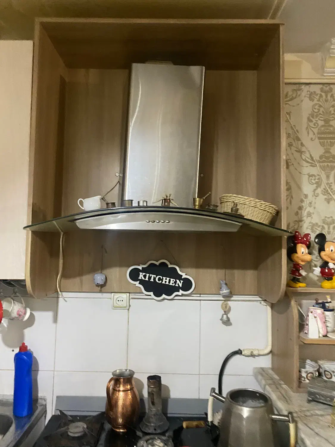 کابینت کمد هود|آب‌چکان و نظم‌دهنده ظروف|کرج, فاز ۳ گوهردشت|دیوار