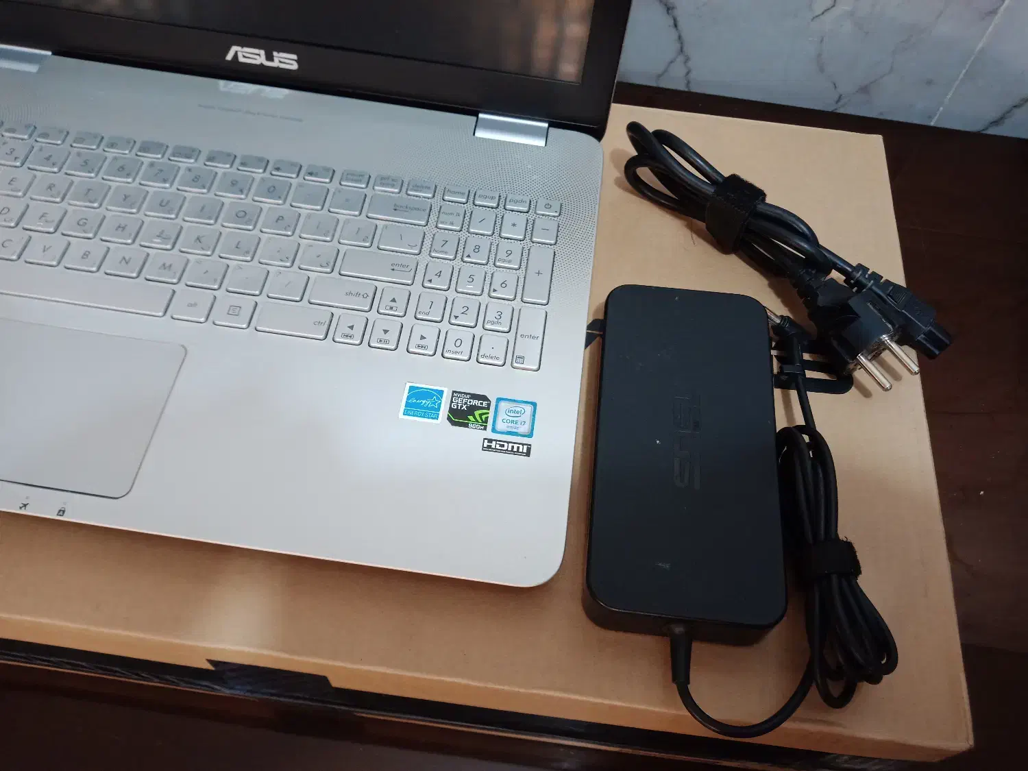 ASUS N551V  CORE I7 6700HQ + NVIDIA GTX 960 4GB|رایانه همراه|تبریز, |دیوار