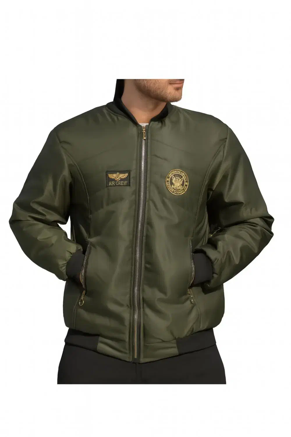 کاپشن خلبانی زیتونی|لباس|تایباد, |دیوار