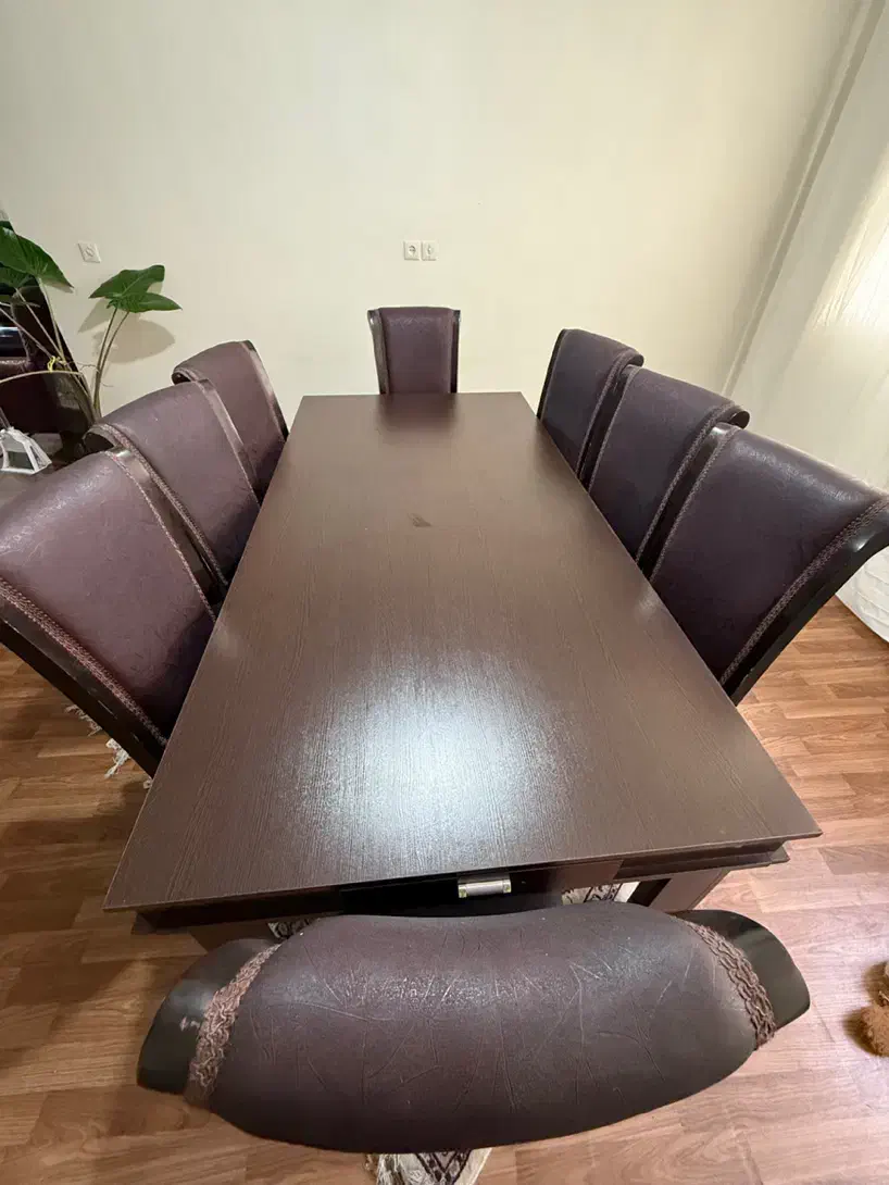 میز ۸نفره سالم|میز و صندلی غذاخوری|اراک, |دیوار