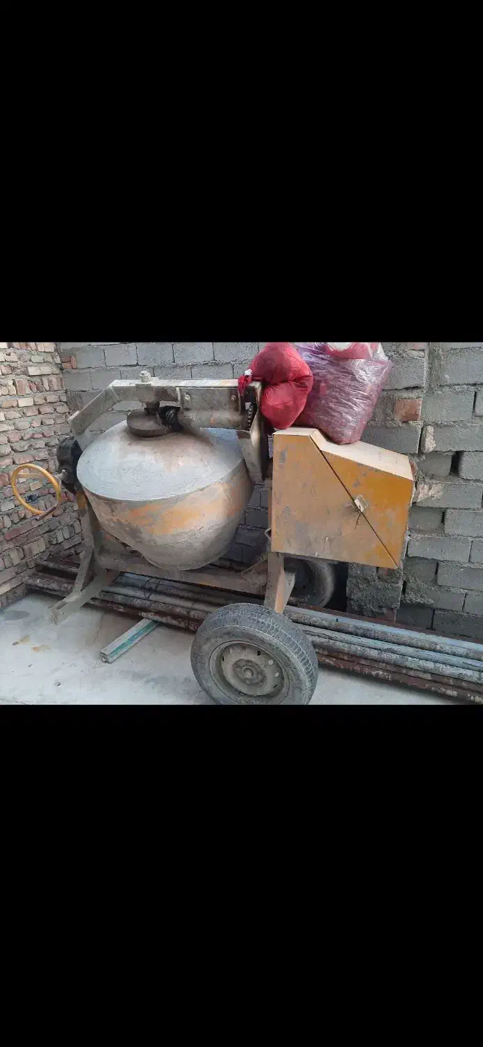 جک ساختمانی و بتونیر (میکسر) ویبره|مصالح و تجهیزات ساختمان|هشترود, |دیوار