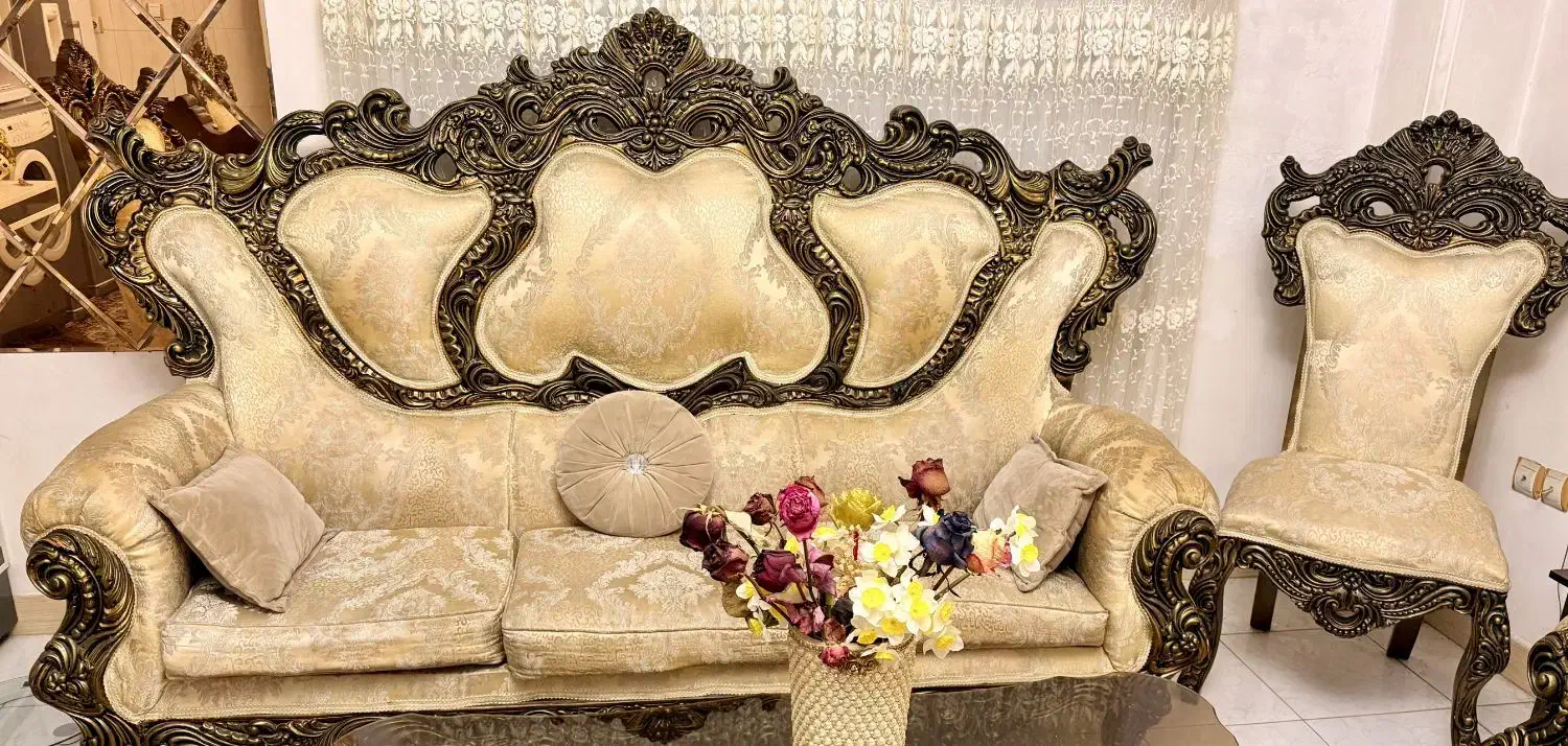 مبل ۹ نفره|مبلمان خانگی و میز عسلی|رشت, دیانتی|دیوار