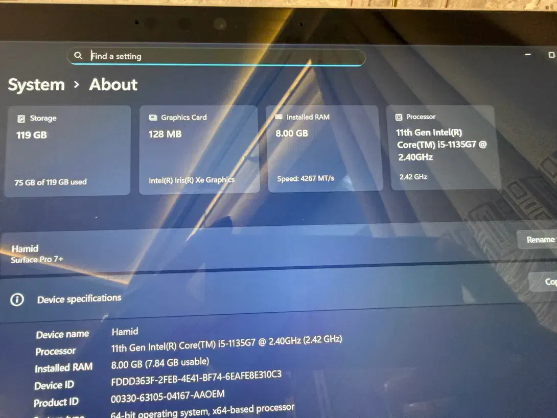سرفیس پرو ۷ پلاس|رایانه همراه|تهران, سعادت‌آباد|دیوار