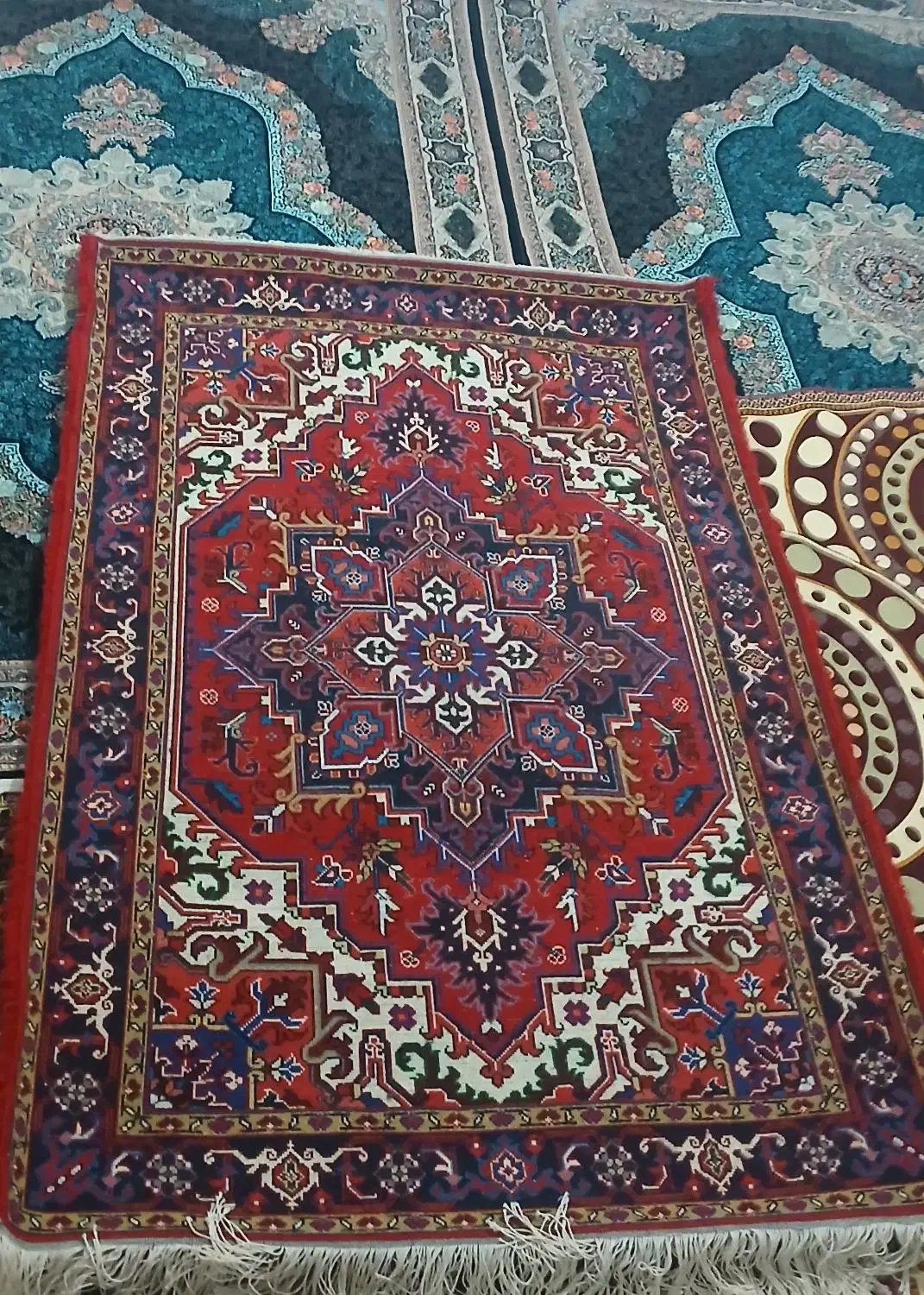 فرش دستباف(خالچا) سه متری|فرش|تبریز, |دیوار