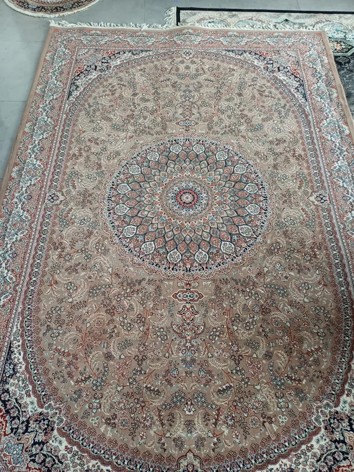 فرش دو درسه هفصد شانه ی اصل نو|فرش|قرچک, میرزائی جنوبی|دیوار